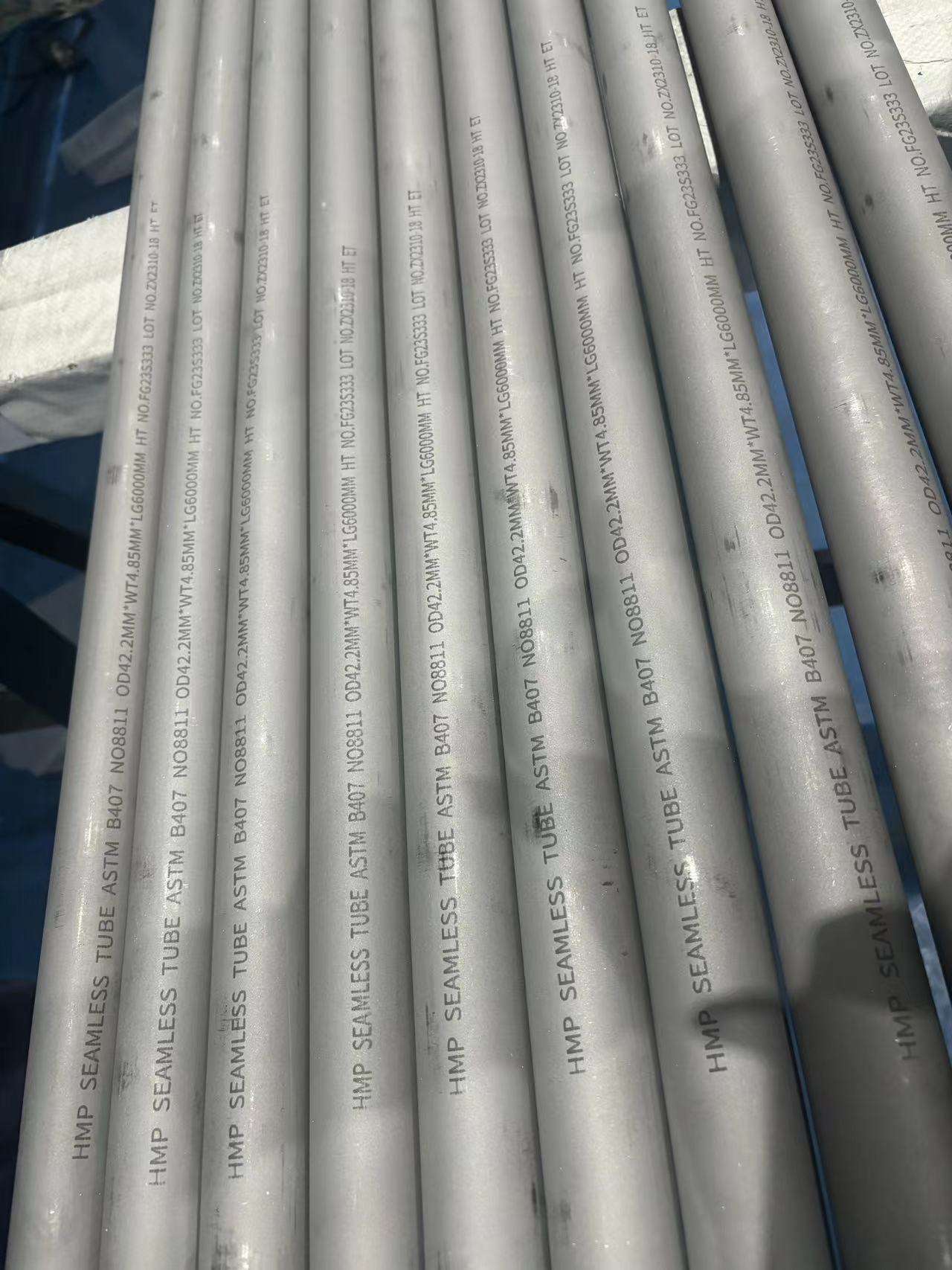 ASTM B407 UNS N08811 Seamless Tubes for boiler tubes