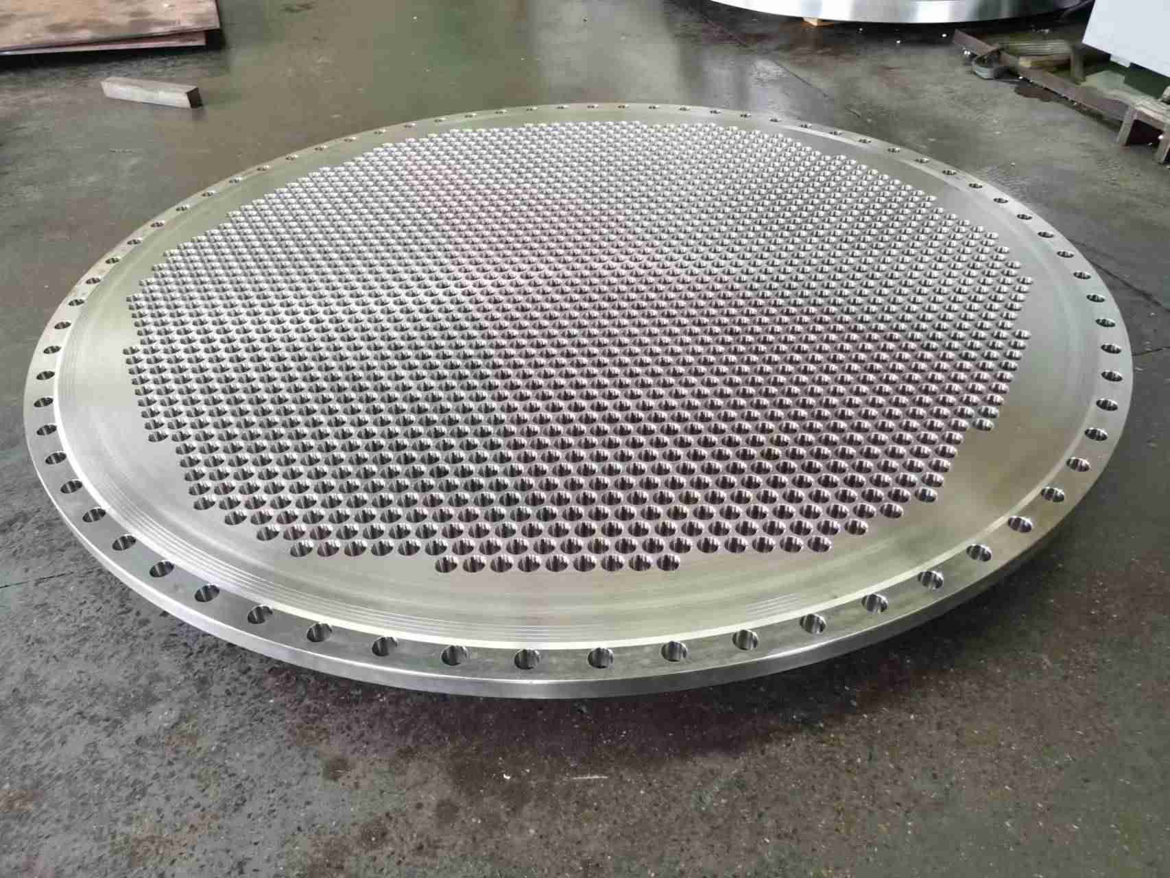 Cladded tubesheet ASTM A266GR4+C70600 for heat exchanger